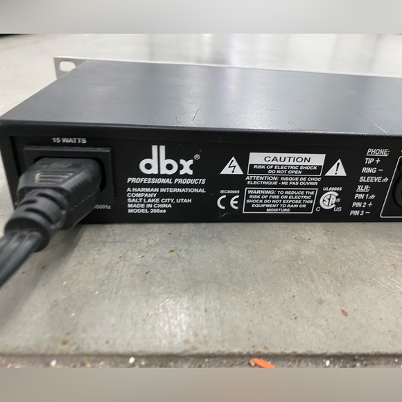 dbx by HARMAN | 266xs Dual Compressor/Gate - Picture 9 of 13